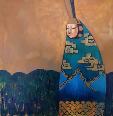 Painting titled "Queen" by Shuren, Original Artwork, Oil