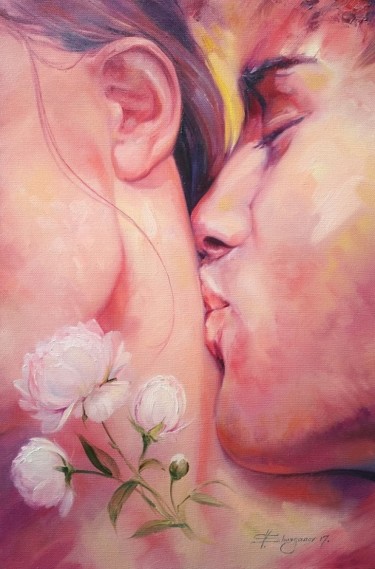 Peinture intitulée "AROMA of LOVE" par Vladislav Shurganov, Œuvre d'art originale, Huile
