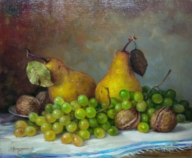 Pintura intitulada "Dessert still life" por Vladislav Shurganov, Obras de arte originais, Óleo