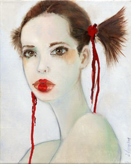 Peinture intitulée "Lien de sang" par Stéphane Hurvoy, Œuvre d'art originale
