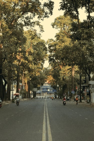Photography titled "A road on sunny aft…" by Duc Thanh (Shu'S), Original Artwork, Analog photography