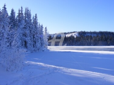 Photography titled "Yukon River steam" by Stace & Amanda Pshyk, Original Artwork