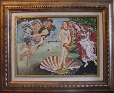 Pintura titulada "El nacimiento de Ve…" por Shylai, Obra de arte original