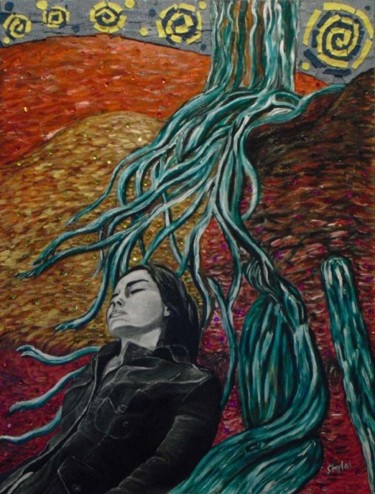 Pintura titulada "Fantasía" por Shylai, Obra de arte original