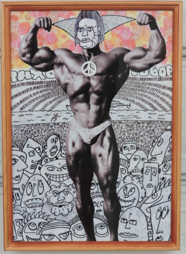Мускулоид Collages titled "Мускулоид" by Сиб, Original Art, Collages