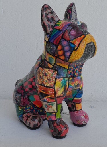 Sculpture titled "Dog" by Siberil Rey, Original Artwork, Ceramics
