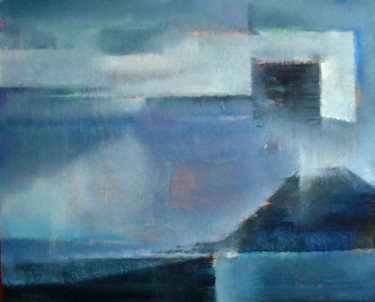 Pintura titulada "Iceland" por Sibilla Bjarnason, Obra de arte original, Acrílico