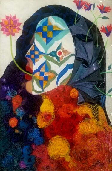 Malerei mit dem Titel "Metamorphosis" von Sid Katragadda, Original-Kunstwerk, Acryl Auf Karton montiert