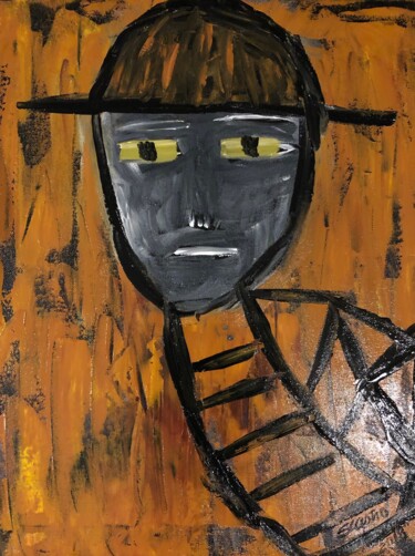 Peinture intitulée "senhor" par Sidelma Castro, Œuvre d'art originale