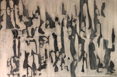 Malarstwo zatytułowany „whiteout” autorstwa Sidelma Castro, Oryginalna praca, Akryl