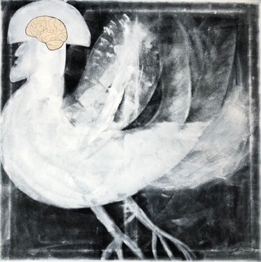 "Birdman" başlıklı Tablo Sidelma Castro tarafından, Orijinal sanat, Akrilik