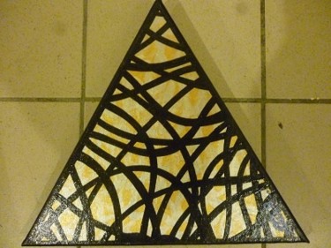 Peinture intitulée "triangle2" par Sider Winkelkötter, Œuvre d'art originale, Huile