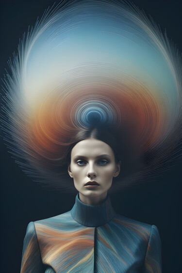 Digital Arts titled "Turbulences" by Sid, Original Artwork, AI generated image