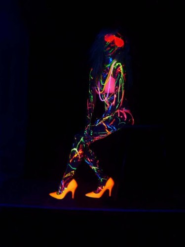 Фотография под названием "Neon" - Sierra Peters-Buckland, Подлинное произведение искусства, Light Painting