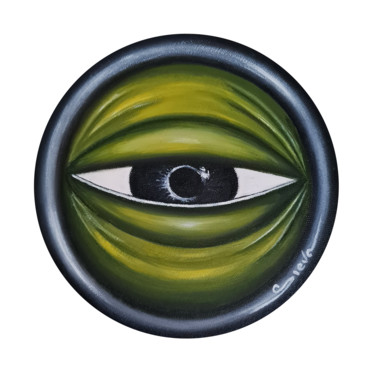 Peinture intitulée "Eye No2" par Sieva, Œuvre d'art originale, Huile