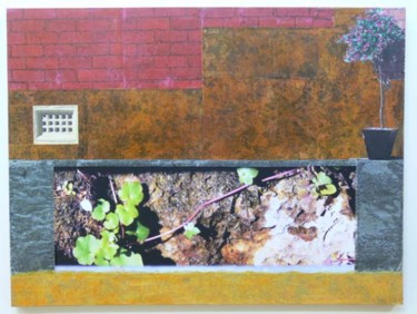 Collages titled "Little garden" by Siewhar Teo, Original Artwork, Paper