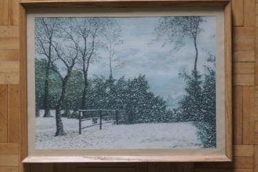 Malerei mit dem Titel "Fall - Winter - I" von Sieglinde (Siggy) Margarete Schitter, Original-Kunstwerk, Aquarell