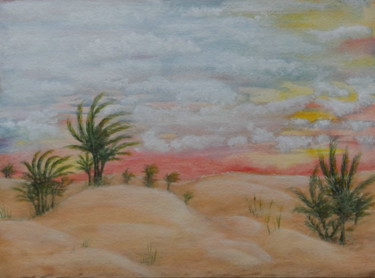 Malerei mit dem Titel "Tunisia - 3" von Sieglinde (Siggy) Margarete Schitter, Original-Kunstwerk, Aquarell