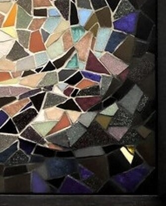Diseño titulada "Tableau en mosaïque…" por Signature Mosaique ®, Obra de arte original, Decoración del hogar