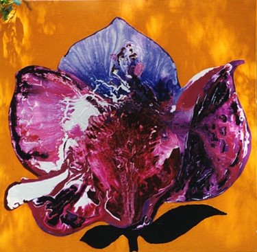 Malerei mit dem Titel "MAGNOLIA" von Sigrid Koerner, Original-Kunstwerk, Acryl