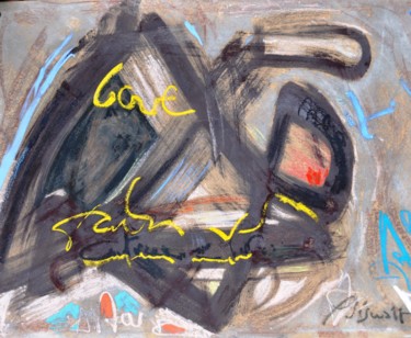 Peinture intitulée "Dark Love" par Yannick Sigwalt, Œuvre d'art originale, Pastel