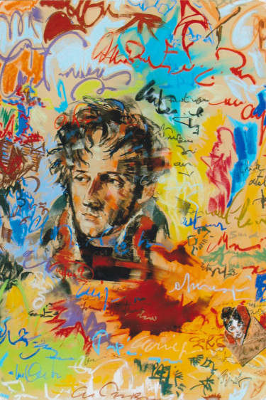 Pittura intitolato "Chateaubriand" da Yannick Sigwalt, Opera d'arte originale, Pastello