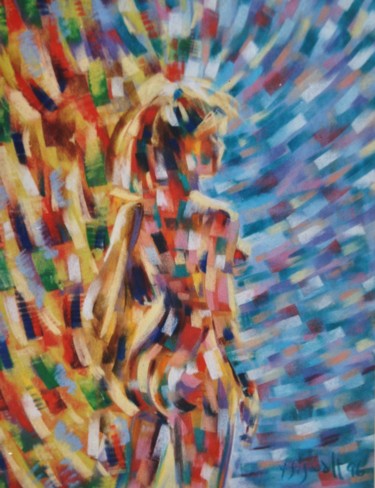 Painting titled "Le passage" by Yannick Sigwalt, Original Artwork, Pastel