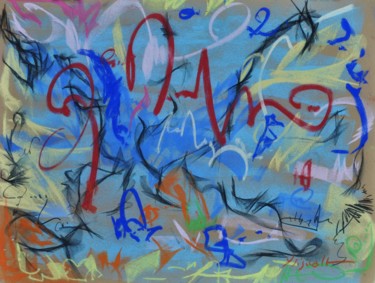 Painting titled "Aime" by Yannick Sigwalt, Original Artwork, Pastel