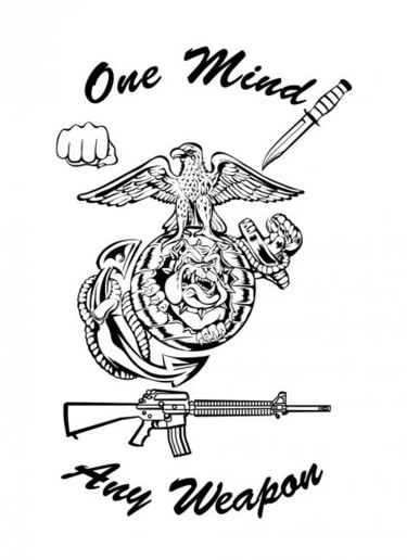 Digital Arts titled "US Marine Corps T-S…" by Mr T Silappathikaram, Original Artwork