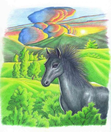 Digital Arts titled "Horse[Sold]" by Mr T Silappathikaram, Original Artwork