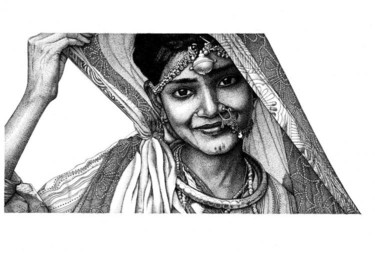 Digital Arts titled "North Indian Girl[S…" by Mr T Silappathikaram, Original Artwork