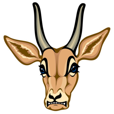 Digital Arts titled "Antelope head" by Mr T Silappathikaram, Original Artwork