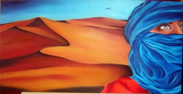 Pittura intitolato "DESERTO" da Silema, Opera d'arte originale