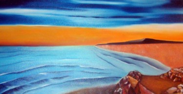 Pittura intitolato "MAREA" da Silema, Opera d'arte originale, Olio