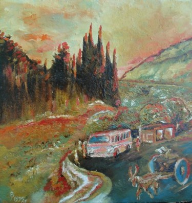 Painting titled "Болгария" by Rechitskii, Original Artwork, Oil