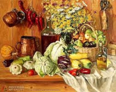 Painting titled "Still Life Painting" by Silja Peter Peter, Original Artwork, Other