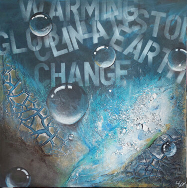 Peinture intitulée "Change" par Silke Von Clarmann, Œuvre d'art originale, Acrylique
