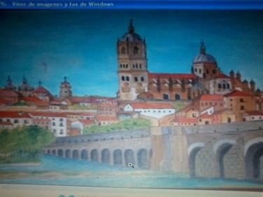 Pintura titulada "Ciudad de Salamanca" por Silo, Obra de arte original, Otro