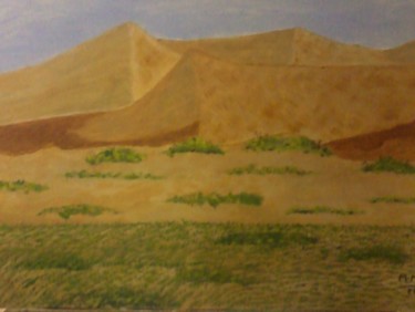 Painting titled "Dunas" by Silo, Original Artwork, Oil