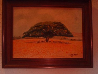 Pintura titulada "Acacia en la selva" por Silo, Obra de arte original, Oleo