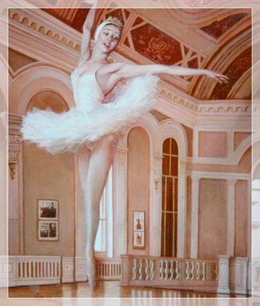 Pintura titulada "La Bailarina" por Mario Silva, Obra de arte original