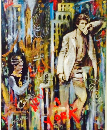 Painting titled "American Gigolo'" by Silvana Martini, Original Artwork