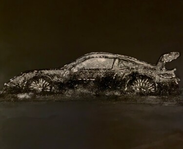 Painting titled "Porsche 911 2" by Silvana Di Vora, Original Artwork, Acrylic
