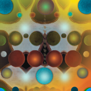 Digital Arts titled "Multiverse IV" by Silvana Klaric, Original Artwork, Digital Painting