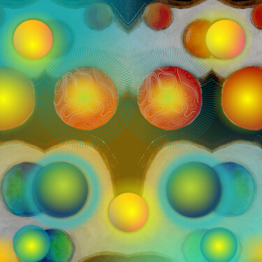 Digital Arts titled "Multiverse VI" by Silvana Klaric, Original Artwork, Digital Painting