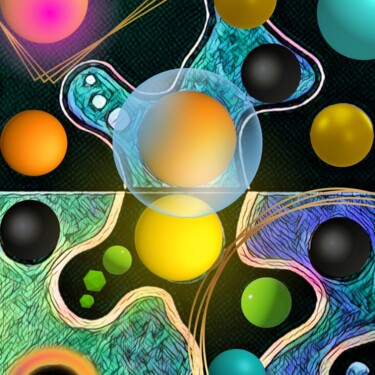 Digital Arts titled "Multiverse VII" by Silvana Klaric, Original Artwork, 2D Digital Work