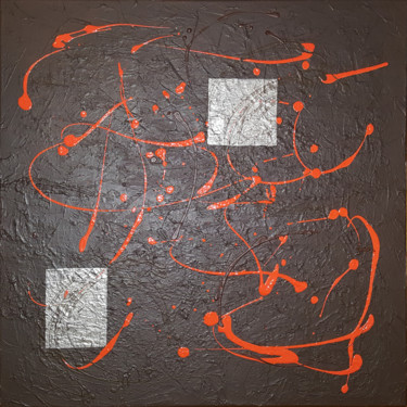 Windows of Abstraction II 24x24x1 in ©2017 by Silvana Klaric Boricic
