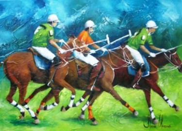 Painting titled "3006 - Campeonato d…" by Silvana Oliveira, Original Artwork