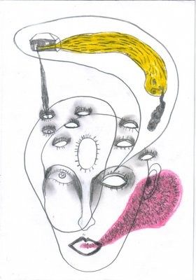 Drawing titled "Displacement; I dre…" by Angelo Magno, Original Artwork