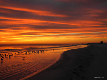 Photographie intitulée "24Q "TRAMONTO A SAR…" par Silvia Abbiezzi, Œuvre d'art originale, Photographie numérique